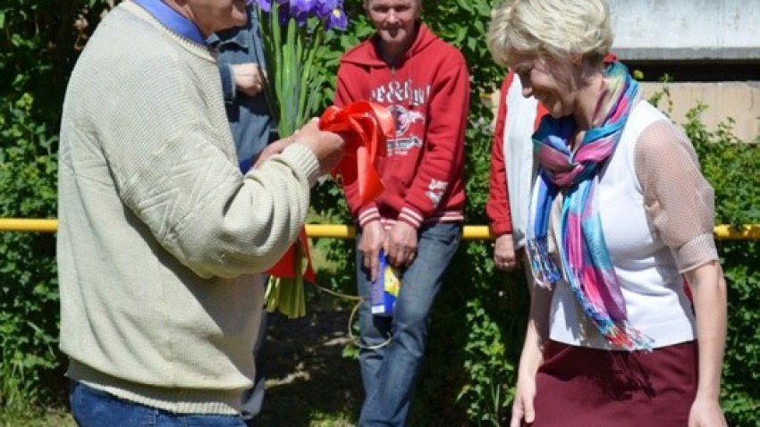 Rotaļlaukuma atklāšana Strazdumuižā 10.06.2015.