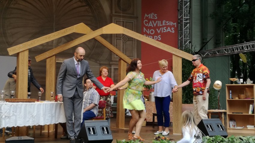 Strazdumuižas amatierteātris Dziesmusvētkos 2018